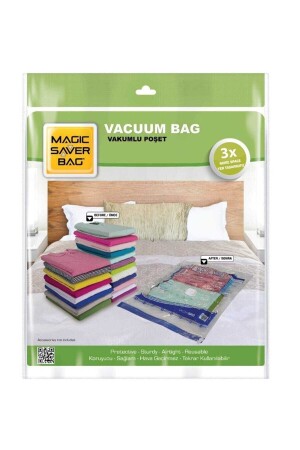 مجموعة من 4 أكياس الفراغ 2019ST0000290 - Magic Saver Bag