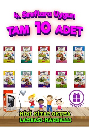 4.sınıflar Için Okumayı Sevdiren Ve Geliştiren Kitap Seti ençoksatanPARILTI1 - EvonyKitap