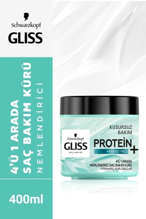 4'ü 1 Arada Nemlendirici Saç Bakım Kürü - Kakao Yağı Ile 400 ml - Gliss