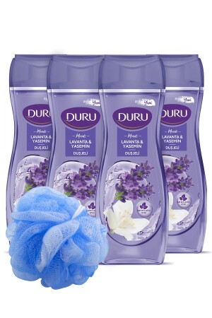 مُنز-موودز لافندر و جاسمين غيل دش مع حمام لوفا 4x450ml - Duru