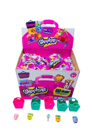 5 Adet Shopkins Cici Bici Oyuncak Poşetli Süpriz Paket P7128S1220 - toysandmore
