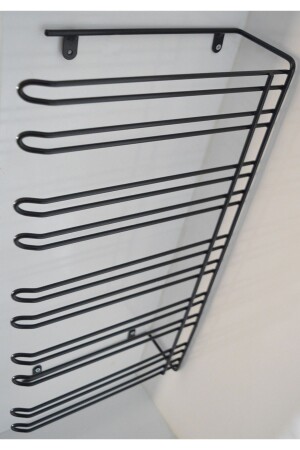 5 Compartment Bar Black Glass Holder Glass Hanger Cup Holder FS12010175 - filamento