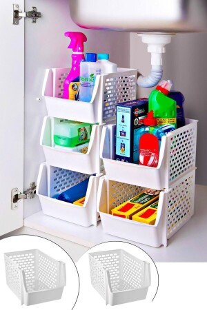 5 Ebenen abnehmbarer Badezimmer-Küchenregal-Kollektor-Kühlschrank-Organizer BYVDÜZ - Bayev