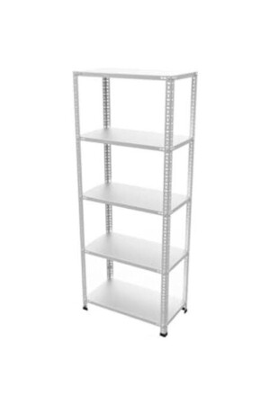5 Katlı Galvaniz Çelik Raf 43*93*200cm Raf004 - RafKing