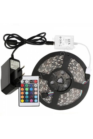 5 Mt Animated Plug and Play Controlled RGB Strip Light Lighting - Led