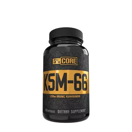 5% Nutrition KSM-66 - Core Series (90 Capsules) - 5% Nutrition