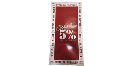 5% Nutrition Window Cling Rectangular - POWERBODY