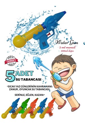 5 Pack 100ML Water gun 5 pack 100ml - zanur