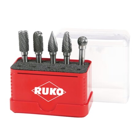 5-piece carbide milling cutter set RUKO - Ruko