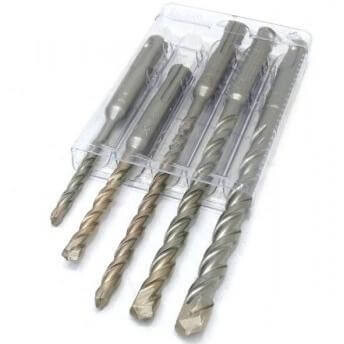 5-piece concrete drill bit set DOMAS V-PLUS SDS+ - Domas
