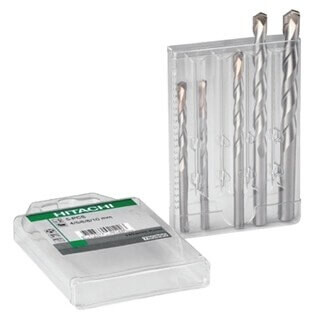 5-piece concrete drill bit set HITACHI 780890 - HiKOKI Accessories