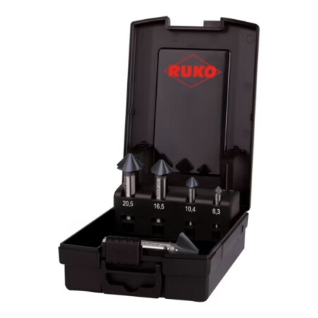5-piece countersink set RUKO HSS RUnaTEC 4S 6.3-25mm - Ruko