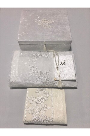 5 Piece Cream Storage Prayer Rug 991159 - DİLEKÇEYİZ