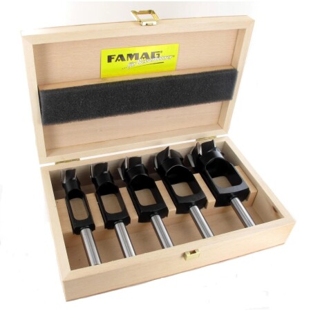 5-piece drill set for wood dowels FAMAG 1616505 - Famag
