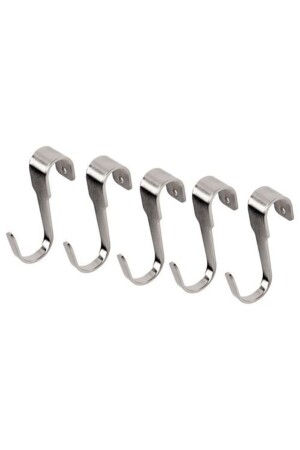5-Piece Hook Metal Color Meridyendukkan 7 Cm Steel Hook 5-Piece Kitchen Shelf Hook-decoration metal color hook - IKEA