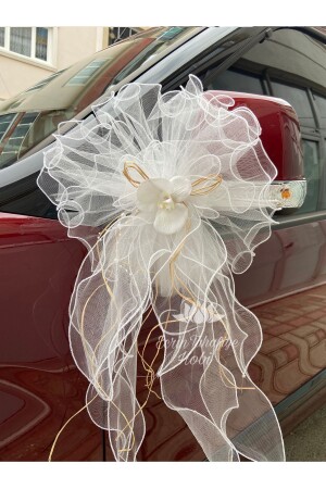 5-Piece Orchid Wedding Car Ornament Bridal Car Convoy Ornament & Bundle Ornament - Ecrin Tuhafiye Hobi