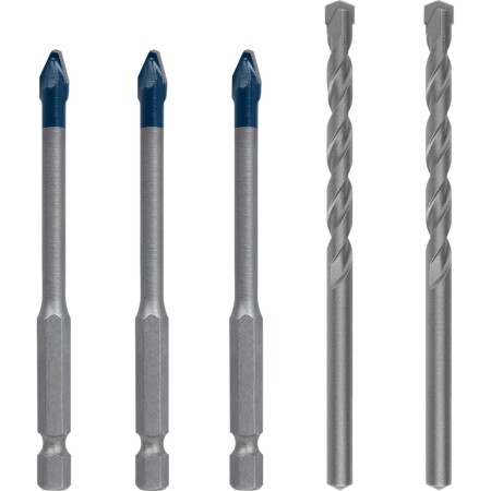 5-piece set of various drill bits BOSCH Expert Hex-9 HardCeramic - Bosch