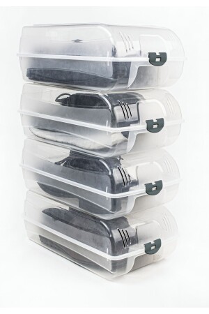5 Pieces Men's Transparent Shoe Storage and Protection Box G423 RH-311 - Dükkanönü