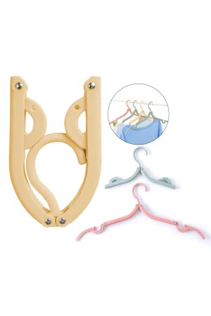 5 Pieces Portable Foldable Travel Hanger Clothes Hanger PORTABLE HANGER - Cesmetek
