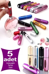 5 Pieces Portable Mini Filled Perfume Bottle Pocket Perfume Travel Type Inside Bag 5 ml LGY-00313 - LaGabya