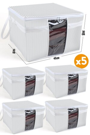 5 Pieces - Windowed Sweater Clothing Rack 45 X 40 X 30 cm - Esti