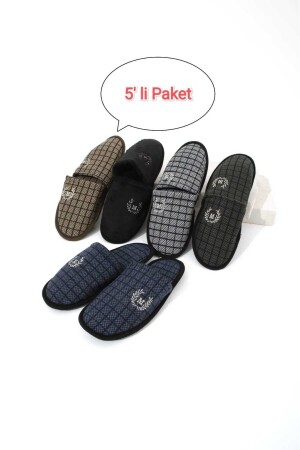 5 Stück M Winterpantoffeln Hauspantoffeln Mitgift Bundle Set Gästepantoffeln MD23053 - Moda Devrin