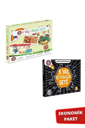 5 Yaş Dikkat Ve 5 Yaş Etkinlik Seti Ikili Paket - Çocuk Akademi