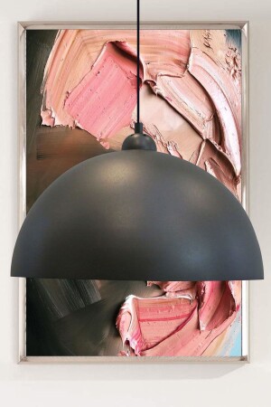 50 Cm Black Single Chandelier Living Room Dining Table Restaurant Pendant Lamp Hall Retro Chandeliers Models RSA2071XXXX01 - Bamyum