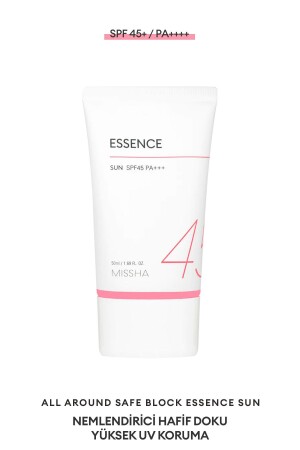 كريم شمسي مرطوب 50 مل كل حولها حلقة آمنة الحجم الحمية الشمس EX SPF45 / PA+++ - Missha