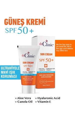 50 Factor Sunscreen 50 ml Skin Protection and Sun Protection - Dr. Clinic