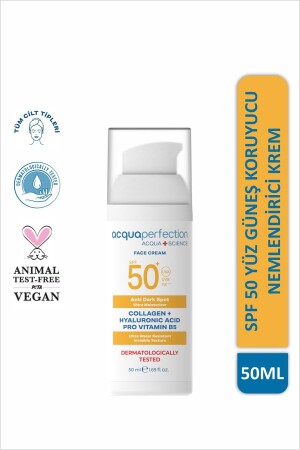 كريم منخفض الحماية من الشمس 50 مل - Acqua Perfection