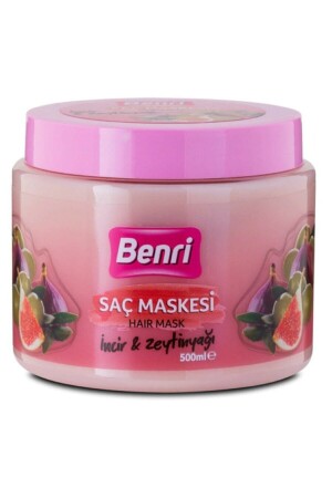 قناع الشعر من النخيل والزيتون 500 مل - Benri