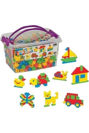 500 Pieces Tick Tock Lego Snaps Lego Set wb032027084667271 - Dede Oyuncak