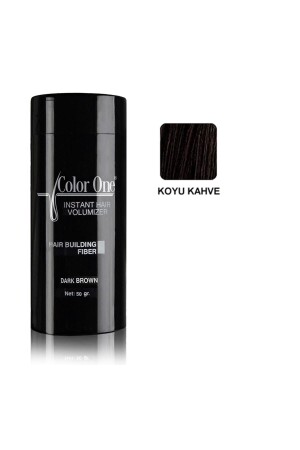 50g. Dark Brown Hair Powder Does Not Contain Topical Organic Dye Does Not Stain - Color One Hair Powder