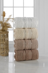 50x85 Softy Havlu Seti 4'lü SOFT-4 - Julie