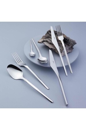 5100 Quartz 12 Kişilik 84 Parça Çatal Kaşık Bıçak Takımı 500.01.01.5632 500.01.01.5932 - Jumbo