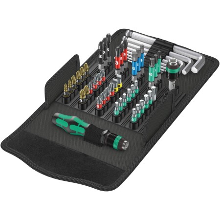 52-piece bit and wrench set WERA KK100 - Wera
