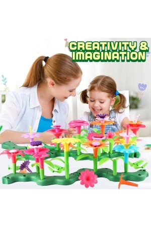 52-teiliges pädagogisches Blumengarten-Spielzeugset, 100 % gesund - Besttoys