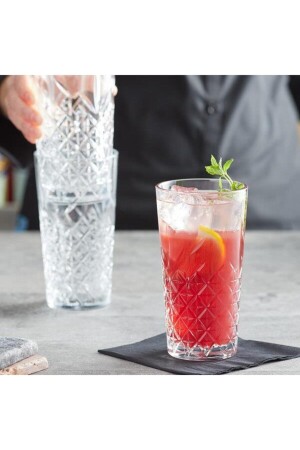 520045 Timeless Soft Drink Glass 6 Pcs 360 Cc PKT-100520045 - Paşabahçe