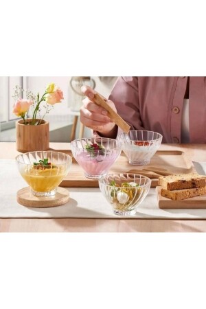 530216 Bouquet 6-Piece Glass Bowl - Paşabahçe