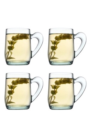 55521 Aware Collection Recycle Glass with Handle 4 Pieces PP55521 - Paşabahçe