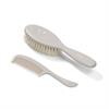 568-03 Hairbrush and comb. Natural super soft bristle - BABYONO