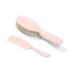 568-04 Hairbrush and comb. Natural super soft bristle - BABYONO