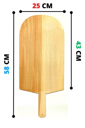 58×25 Wooden Lahmacun-pita Shovel-oven Shovel-pizza Shovel-pastry pizza shovel - Kitchen Mania
