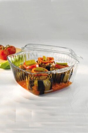 59039 Pyrex Square Pot with Lid INT-PASABAHCE1131 - Paşabahçe