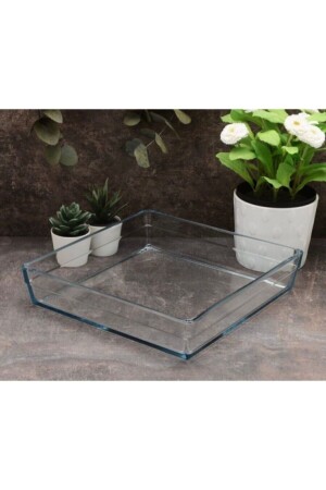 59314 Premium Pyrex Square Tray EVİDEASRN011 - Paşabahçe