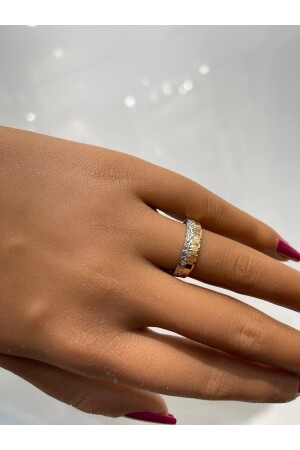 5mm Rose Beyaz Altın Alyans 14 Ayar - Üresinler Kuyumculuk