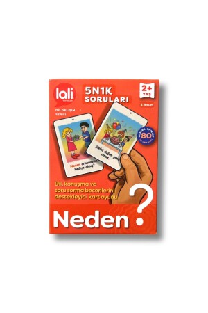5n1k Konuşma Becerisine Destek Neden Kart Oyunu LA210009 - Lali Yayınları