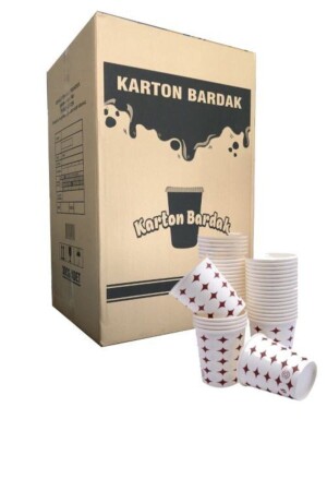 (مينز-6) 5 أوز 3000 قطعة (صندوق واحد) - Karton Bardak