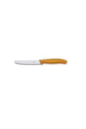 6. 7836. l119 Swissclassic 11cm Tomato & Sausage Knife - Orange VİCTO. 0016 - VICTORINOX